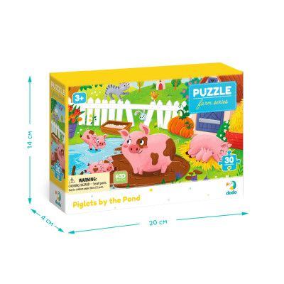 Пазл DoDo Поросята біля ставка, 30 елементів (300682)