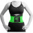 Пояс компресійний MadMax MFA-277 Slimming and Support Belt black/neon green S (MFA-277-GRN_S)