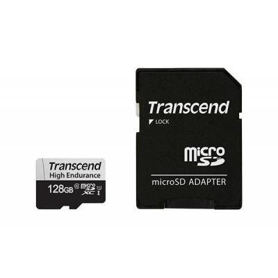 Карта пам&#039;яті Transcend 128GB microSDXC class 10 UHS-I U1 High Endurance (TS128GUSD350V)