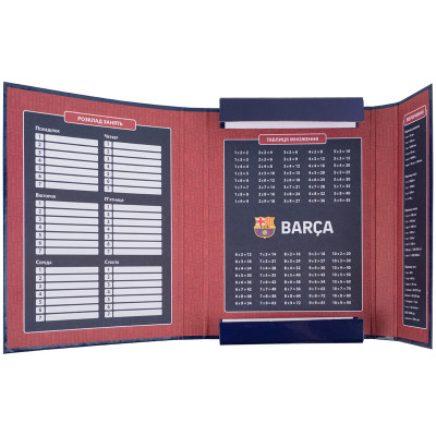 Папка для зошитів Kite В5 на гумці FC Barcelona (BC25-210)