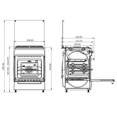 Плита Grunhelm GFM6611W