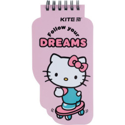 Блокнот Kite на спіралі Hello Kitty 50 аркушів, нелінований (HK22-465)
