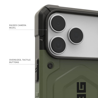 Чохол до мобільного телефона UAG Pathfinder MagSafe iPhone 17 Pro Max Olive (114549117272)