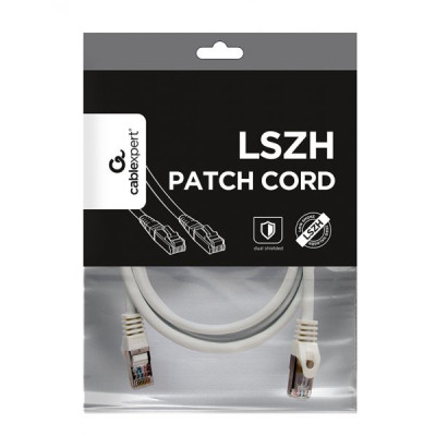 Патч-корд Cablexpert 1.5м S/FTP Cat 6A CU LSZH white (PP6A-LSZHCU-W-1.5M)