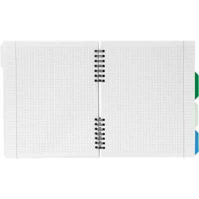Блокнот Optima Knitting, B5 з розділювачами 120 аркушів, клітинка (O20356-13)