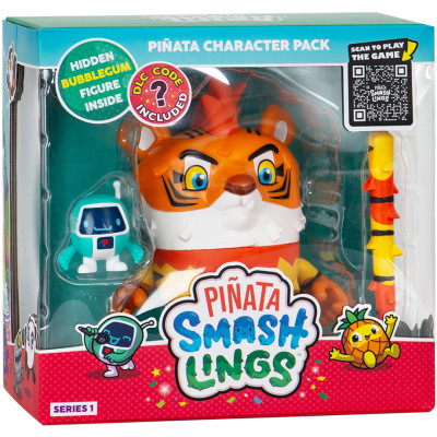 Ігровий набір Pinata Smashlings Тигр Моу (1 велика фігурка, 2 ексклюзивні фігурки) (SL6010-3)