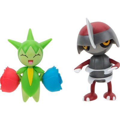 Фігурка Pokemon набір W15 - Пон&#039;ярд і Розелія (PKW3006)