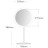 Дзеркало Xiaomi DOCO Daylight Mirror White (DM005)