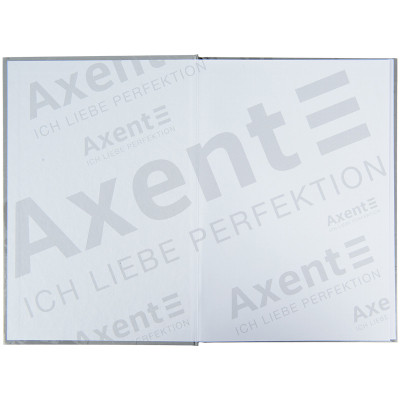 Книга записна Axent Freedom А4, 96 аркушів, клітинка, cіра (8422-550-A)