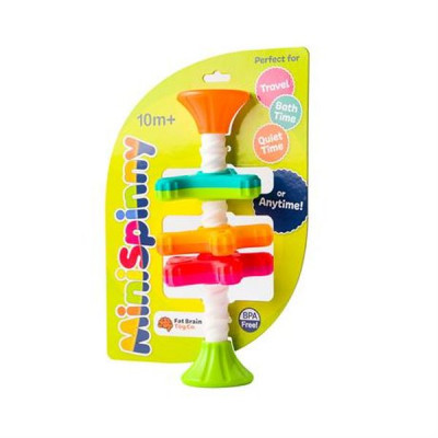 Розвиваюча іграшка Fat Brain Toys Пірамідка-спиннер тактильна MiniSpinny (F134ML)