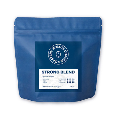 Кава Romus Roastery Strong Blend в зернах 250 г (599685)