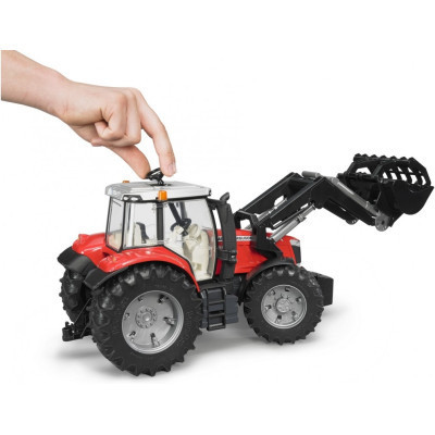 Спецтехніка Bruder Massey Ferguson 7624 з переднім навантажувачем 1:16 (03047)