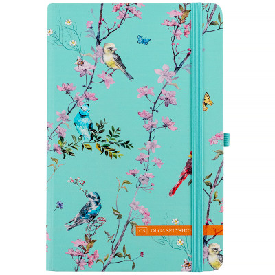 Книга записна Axent Partner Olga Selyshcheva, Spring 125x195 мм 96 аркушів, клітинка (8621-1-A-OS)