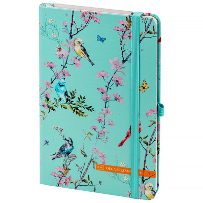 Книга записна Axent Partner Olga Selyshcheva, Spring 125x195 мм 96 аркушів, клітинка (8621-1-A-OS)