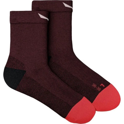 Шкарпетки Salewa Mountaint Trainer Merino Wms 69031 1570 - 39-41 - бордовий (013.012.1047)