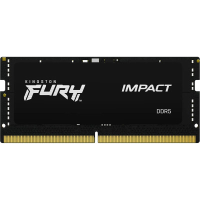 Модуль пам&#039;яті для ноутбука SoDIMM DDR5 16GB 5600 MHz Impact Kingston Fury (ex.HyperX) (KF556S40IB-16)