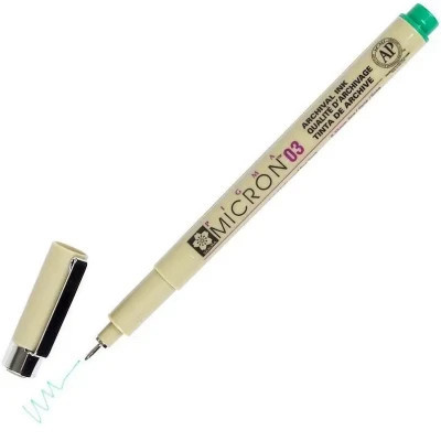 Лайнер Sakura Pigma Micron (0.3) 0,35 мм Зелений (084511306387)