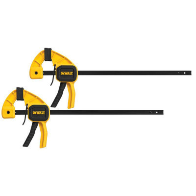 Струбцина DeWALT &quot;M&quot; тригерні (швидкозатискні), 300мм, тиск 63 кг, 2 шт. (DWHT0-83158)