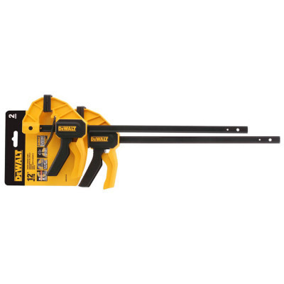 Струбцина DeWALT &quot;M&quot; тригерні (швидкозатискні), 300мм, тиск 63 кг, 2 шт. (DWHT0-83158)