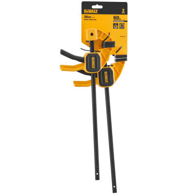 Струбцина DeWALT &quot;M&quot; тригерні (швидкозатискні), 300мм, тиск 63 кг, 2 шт. (DWHT0-83158)