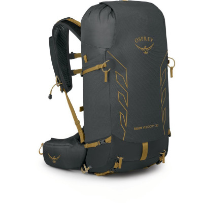 Рюкзак туристичний Osprey Talon Velocity 30 dark charcoal/tumbleweed yellow - L/XL - чорний (009.3542)