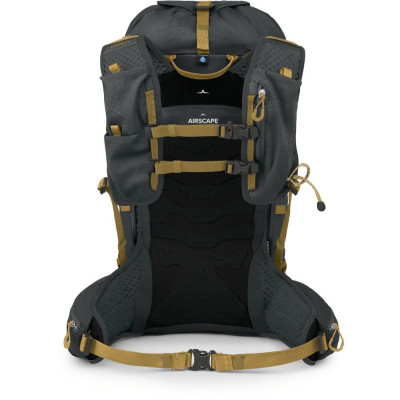 Рюкзак туристичний Osprey Talon Velocity 30 dark charcoal/tumbleweed yellow - L/XL - чорний (009.3542)