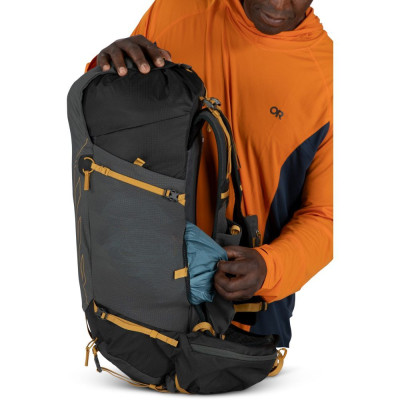 Рюкзак туристичний Osprey Talon Velocity 30 dark charcoal/tumbleweed yellow - L/XL - чорний (009.3542)