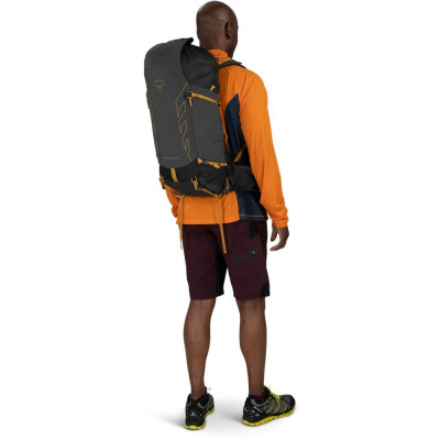 Рюкзак туристичний Osprey Talon Velocity 30 dark charcoal/tumbleweed yellow - L/XL - чорний (009.3542)
