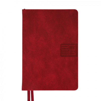 Тижневик Leo planner А5 датований 2026 &quot;Persona&quot;, твердий, бордовий, 368 сторінок (252663)