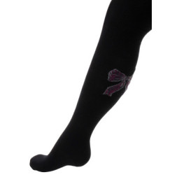 Колготки дитячі UCS Socks з бантом (M0C0301-1410-9G-black)