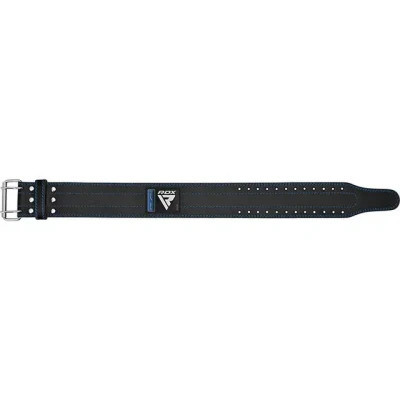 Атлетичний пояс RDX для пауерліфтингу RD1 шкіряний Blue L (WPB-RD1U-L)