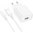 Зарядний пристрій BOROFONE BA74A Aspirer single port charger set(iP) White (BA74ALW)