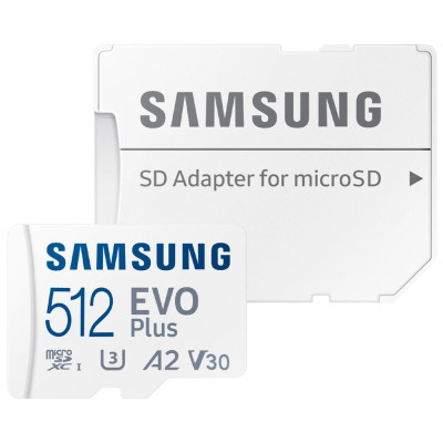 Карта пам&#039;яті Samsung 512GB microSDXC calss 10 UHS-I V30 EVO (MB-MC512KA/EU)