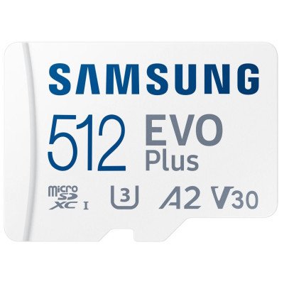 Карта пам&#039;яті Samsung 512GB microSDXC calss 10 UHS-I V30 EVO (MB-MC512KA/EU)