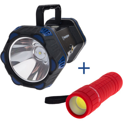 Ліхтар Westinghouse 8W LED COB WF217 з USB з функ Power Bank + подарунок WF 87-3R03PD16 red (WF217-CB-PR1)