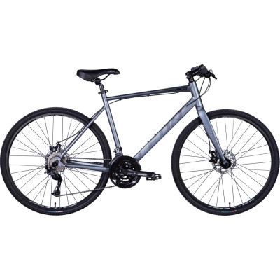 Велосипед Leon 28&quot; HD 80 DD рама-21&quot; Al сірий з чорним 2024 (OPS-LN-28-045)