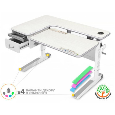 Парта Mealux Woodville Multicolor TG Energy (BD-850 TG/MC Energy)