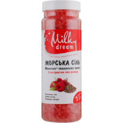 Сіль для ванн Milky Dream морська Молочно-малинова ванна 700 г (4820205300691)
