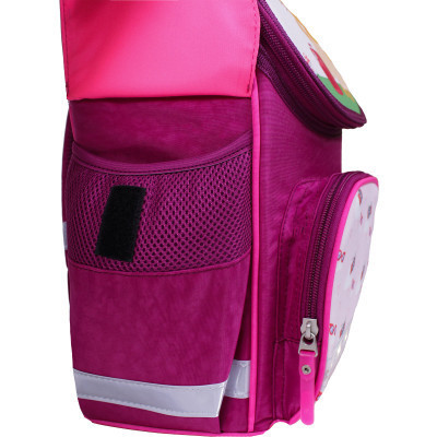 Портфель Bagland з ліхтариками Успіх 12 л. малиновий 434 (00551703) (80213771)