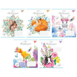 Зошит Yes Sunny spring 12 аркушів лінія (766952)