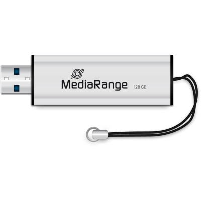USB флеш накопичувач Mediarange 128GB Black/Silver USB 3.0 (MR918)