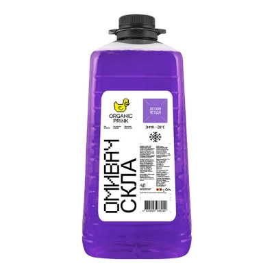 Омивач автомобільний ORGANIC PRINK -20 °С &quot;Лісові ягоди&quot; 4 л (012030)