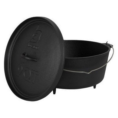 Котел туристичний Bo-Camp Dutch Oven Cast Iron 31 cm / 7.1 L Black (2122415) (DAS303291)