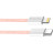 Дата кабель USB-C to Lightning 1.0m 27W pink ColorWay (CW-CBPDCL061-P)