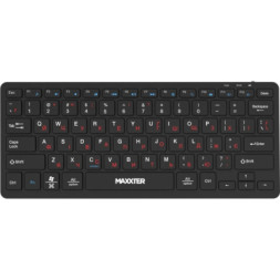 Клавіатура Maxxter KBW-C01B-UA Wireless UA Black (KBW-C01B-UA)