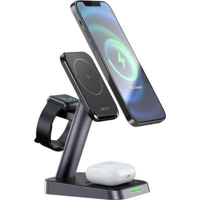 Зарядний пристрій Acefast Wireless QI 3in1 18W E3 (6974316280903)