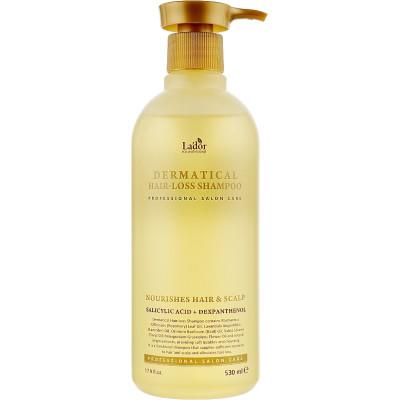 Шампунь La&#039;dor Dermatical Hair-loss Shampoo Проти випадіння волосся 530 мл (8809353531924)