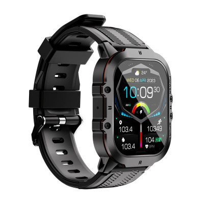 Смарт-годинник OUKITEL BT20 Black-orange (6931940742177)