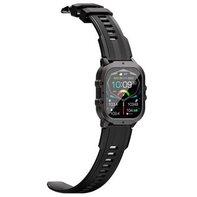 Смарт-годинник OUKITEL BT20 Black-orange (6931940742177)