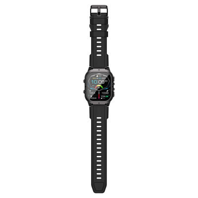 Смарт-годинник OUKITEL BT20 Black-orange (6931940742177)